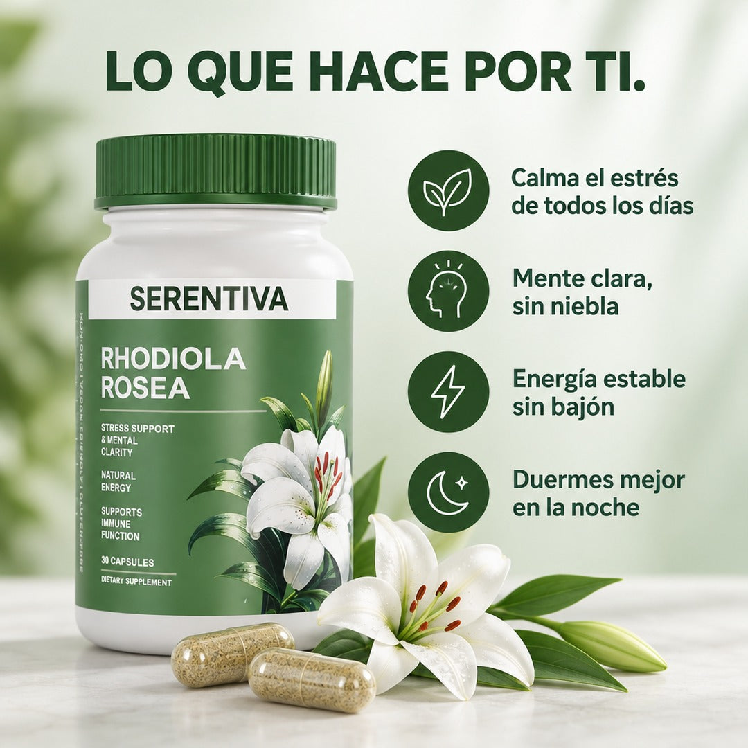 Lo que hace por ti: calma el estrés, mente clara, energía estable y mejor descanso